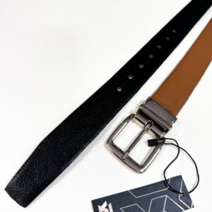 CINTO COURO ZAIWEAR- (Preto/Caramelo) (Preto/Café)